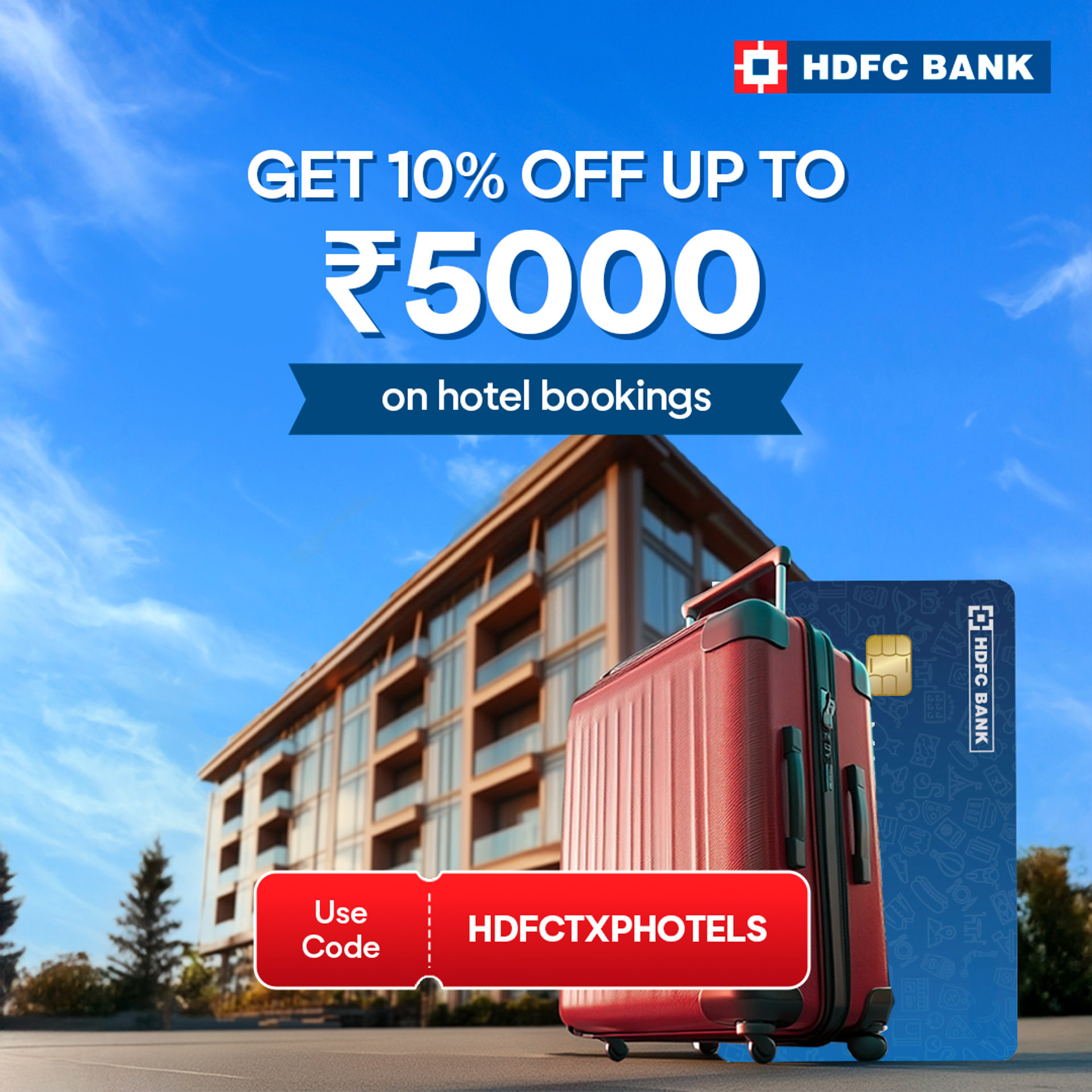 HDFC hotel banner
