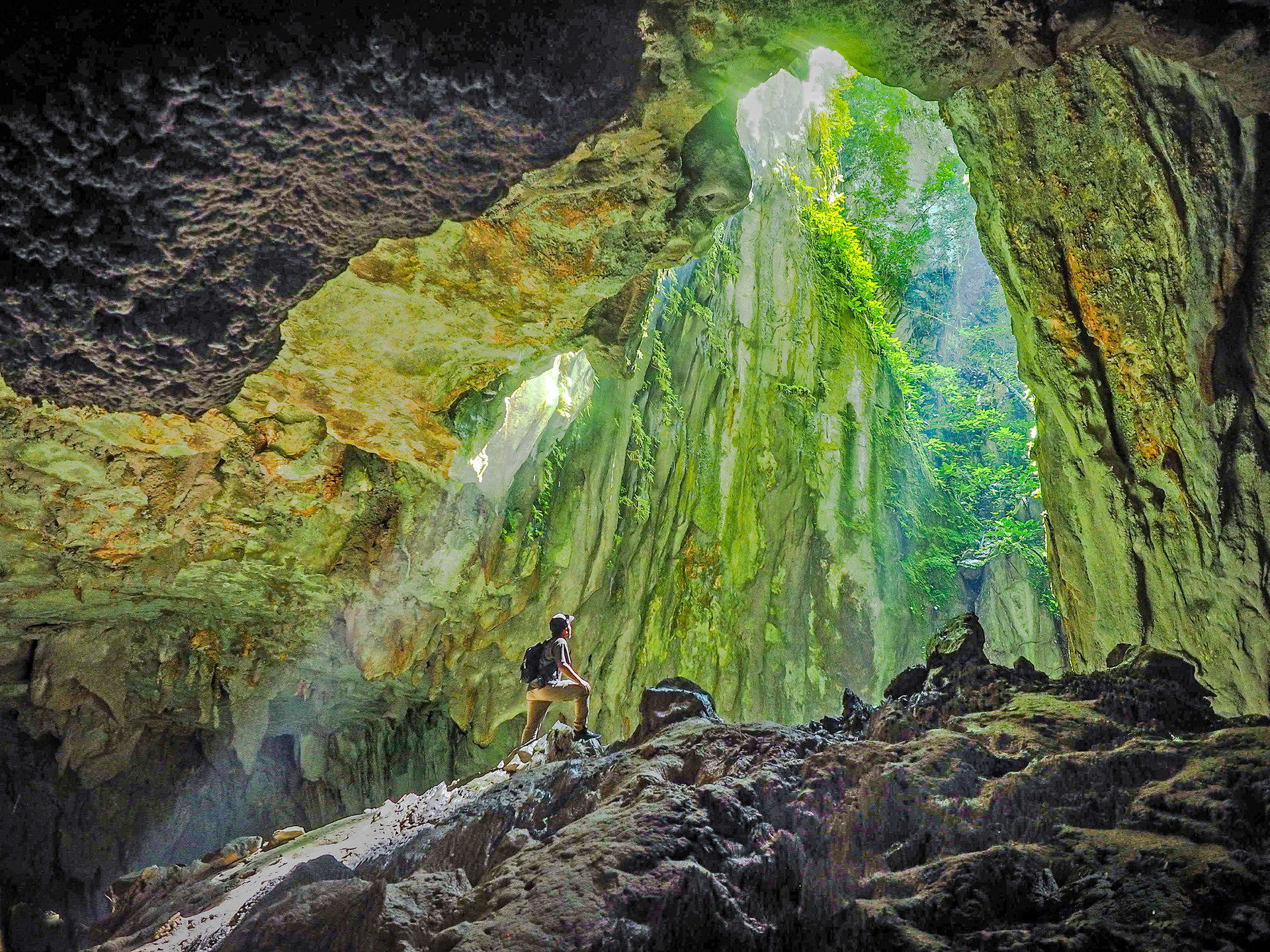 Caving in Sarawak