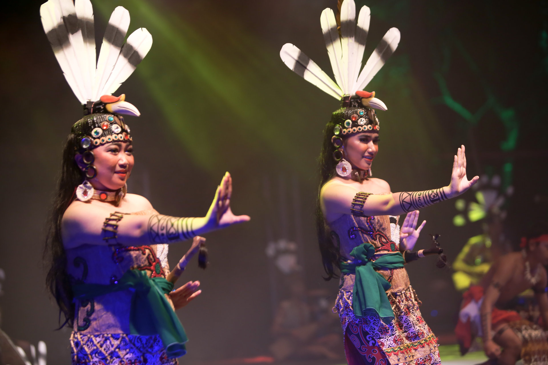 Festival dancers in Sarawak