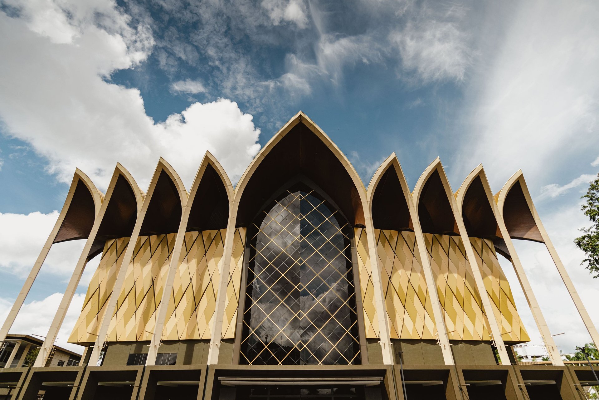 Facade of the Borneo Cultures Museum, Kuching