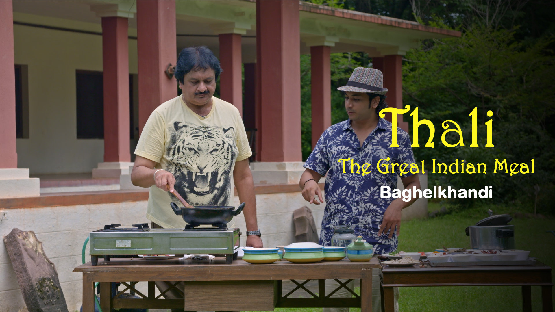 Bagheli Thali And Shikar Thali In Baghelkhand