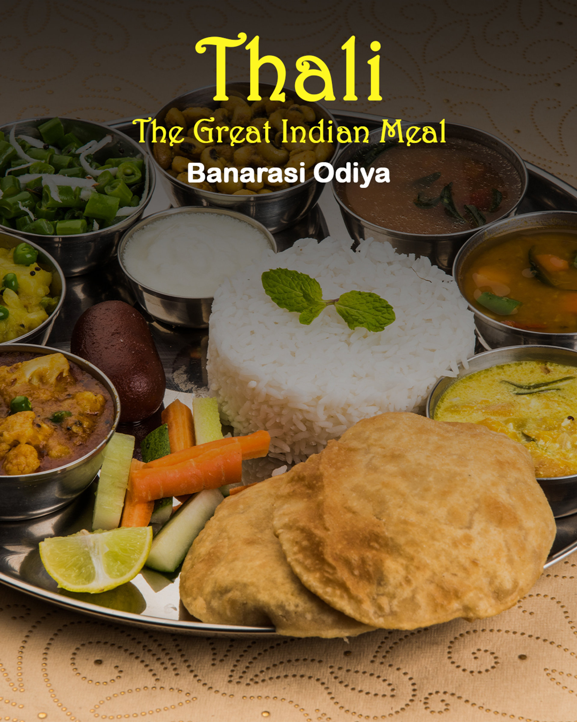 Benarasi Thali, Odiya Thali And Bihari Thali