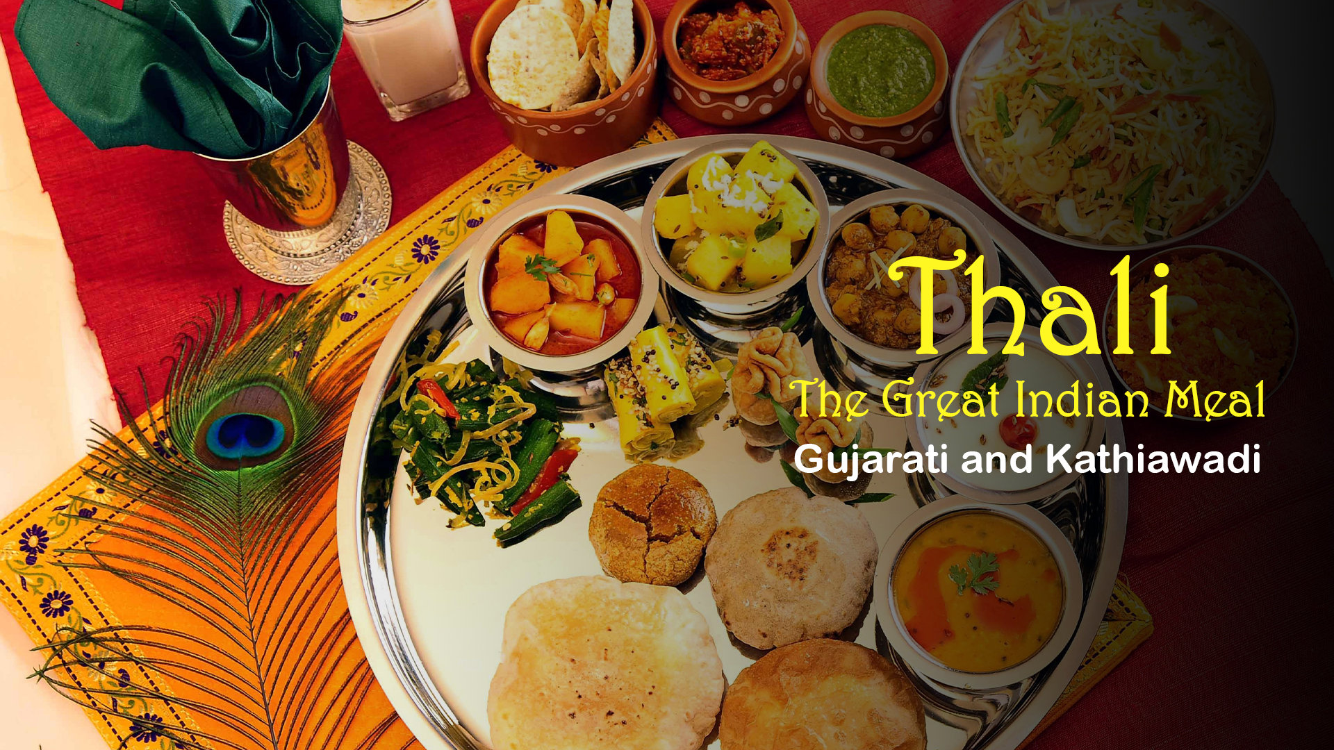 Gujarati Thali, Kathiawadi Thali And Shekhawati Thali